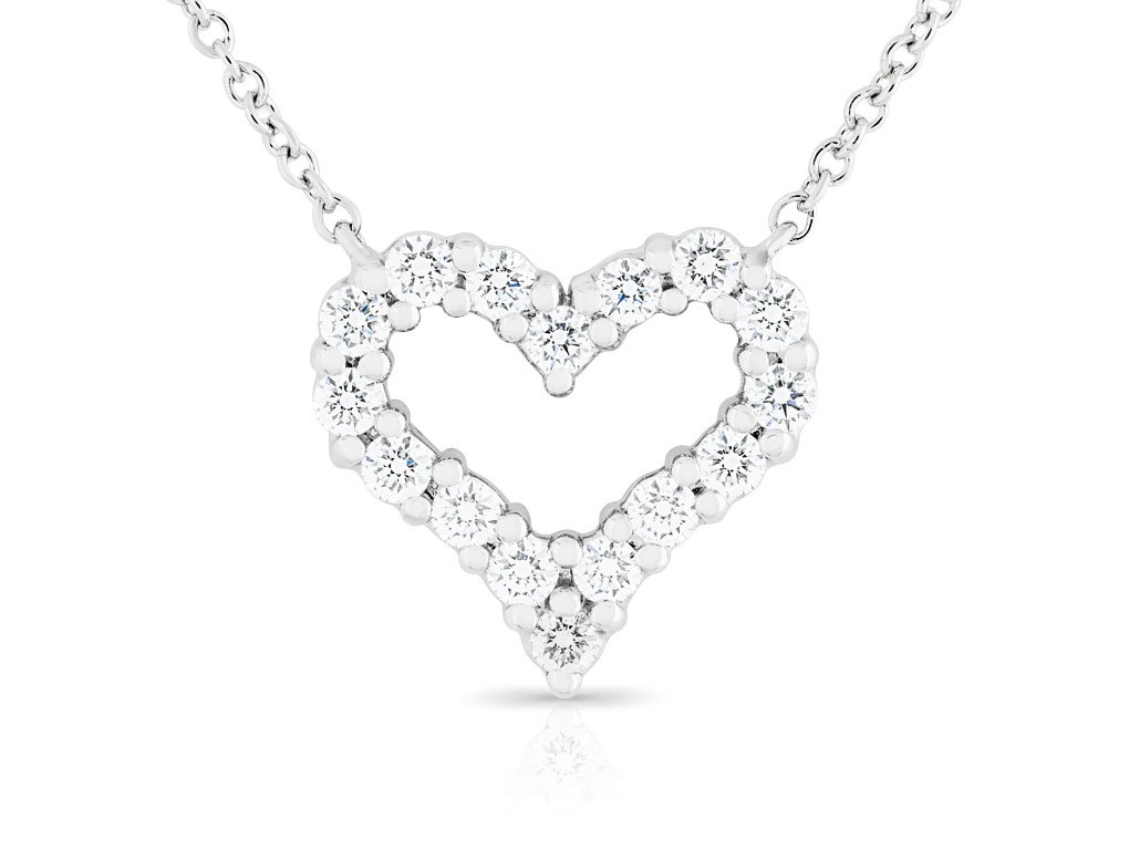 Tiffany Diamond Heart Necklace (1)