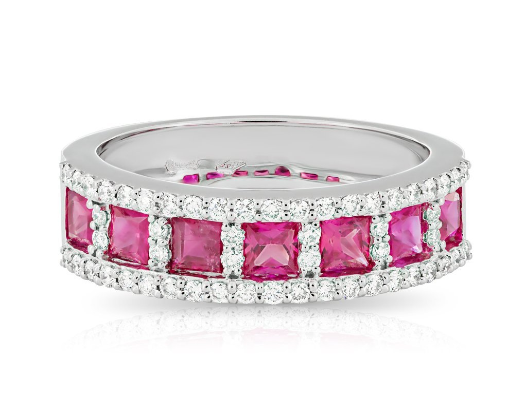 0.54ct Diamond & Ruby Ring (1)