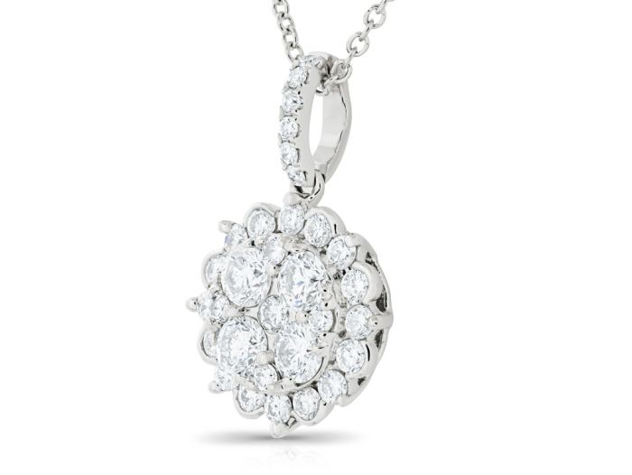 0.92ct Diamond Pendant on Chain - Image 2