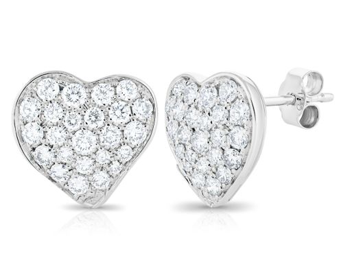 2.40ct Diamond Heart Stud Earrings (2)