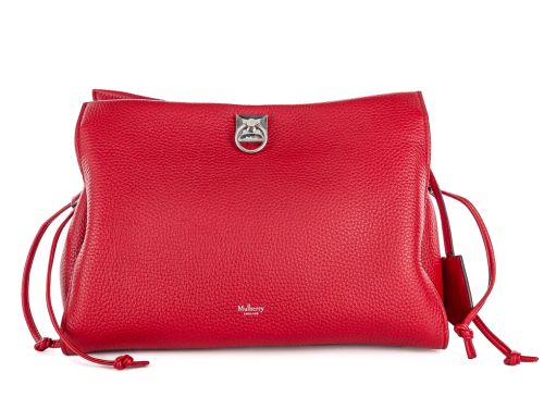 Mulberry Red Large Iris Tote Bag