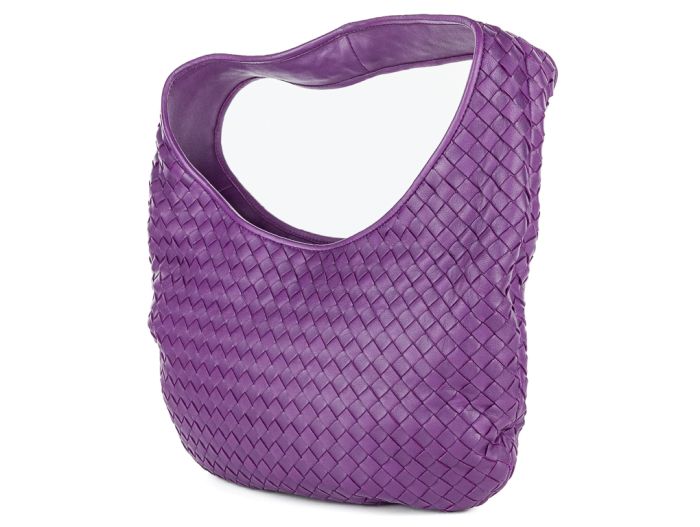 Bottega Veneta Nappa Purple Hobo Monalisa Bag - Image 2