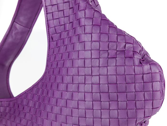 Bottega Veneta Nappa Purple Hobo Monalisa Bag - Image 4