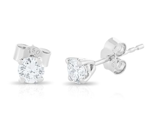 Brilliant Round 0.50ct Diamond Stud Earrings (2)