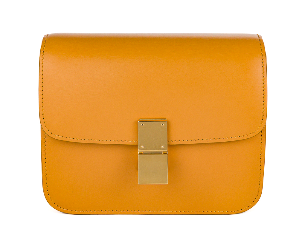 Celine Classic Box Calfskin Tan Bag (2)