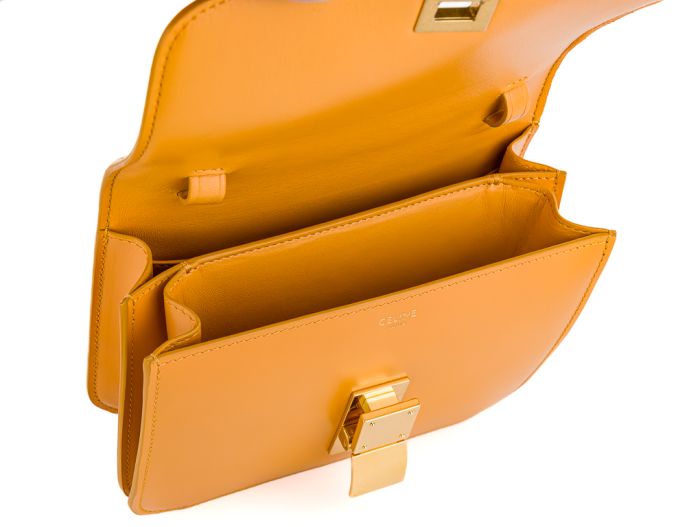 Celine Classic Box Calfskin Tan Bag - Image 5