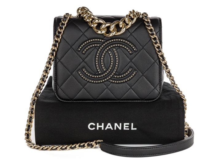 Chanel Black Lambskin Beauty Begins Flap Bag - Image 7