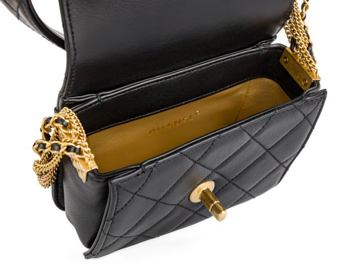 Chanel Quilted Lambskin Multiple Chain Flap Bag - Image 4