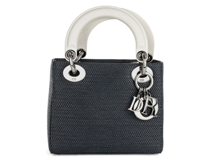 Christian Dior Lady Dior Black Nylon Bag (2)