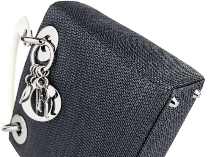 Christian Dior Lady Dior Black Nylon Bag - Image 4