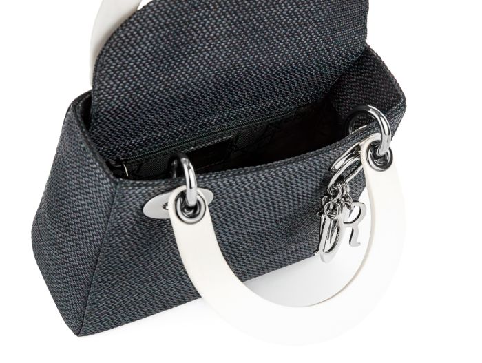 Christian Dior Lady Dior Black Nylon Bag - Image 5