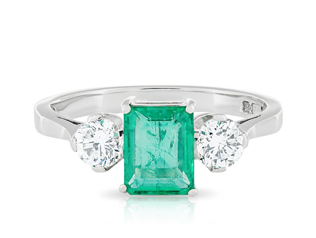 Emerald & Diamond Ring (1)
