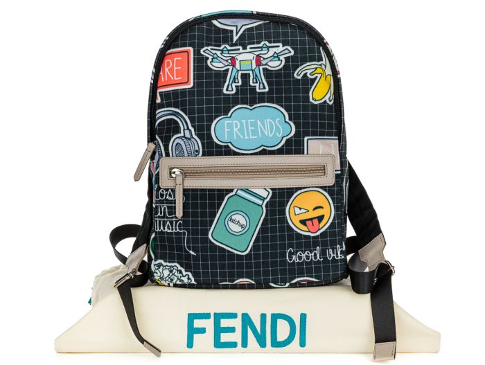 Fendi Kids Doodle Backpack (1)