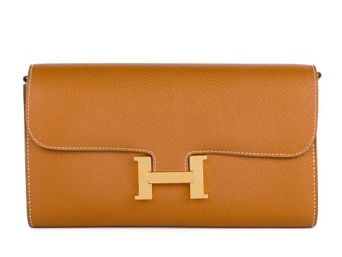 Hermes Brown Constance To Go Wallet