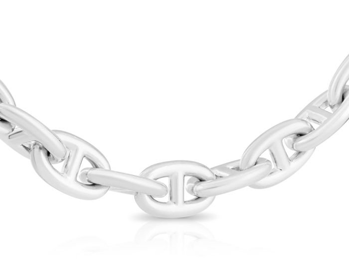 Hermès Chaine D'Ancre Silver Bracelet - Image 2