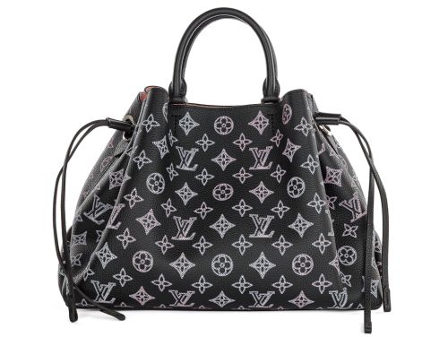 Louis Vuitton Black Mahina Bella Calfskin Tote Bag