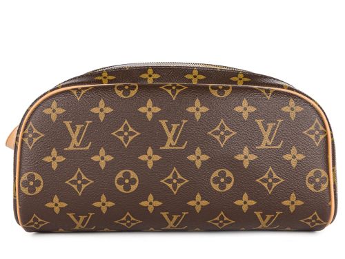 Louis Vuitton Brown Monogram Toilet Dopp Kit Pouch