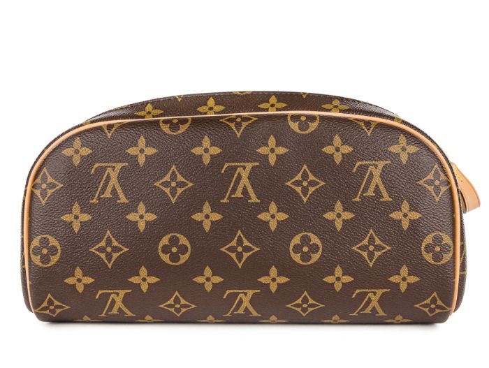 Louis Vuitton Brown Monogram Toilet Dopp Kit Pouch - Image 4