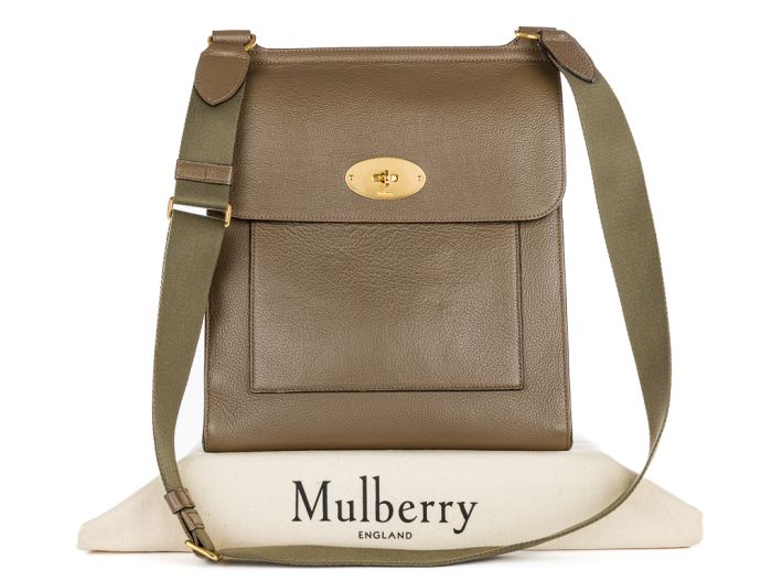 Mulberry Brown Leather Anthony Bag (1)