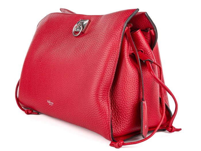 Mulberry Red Large Iris Tote Bag - Image 2
