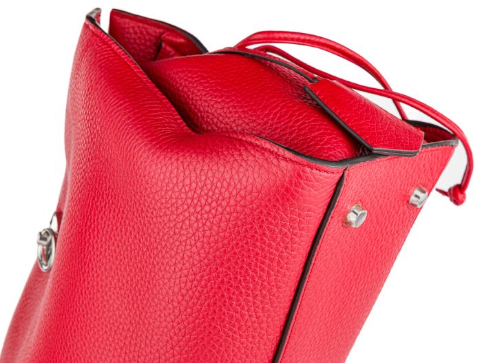 Mulberry Red Large Iris Tote Bag - Image 4