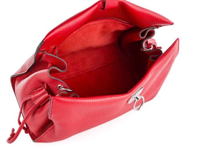 Mulberry Red Large Iris Tote Bag - Image 5
