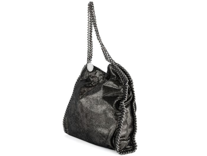 Stella McCartney Metallic Black Falabella Bag - Image 2