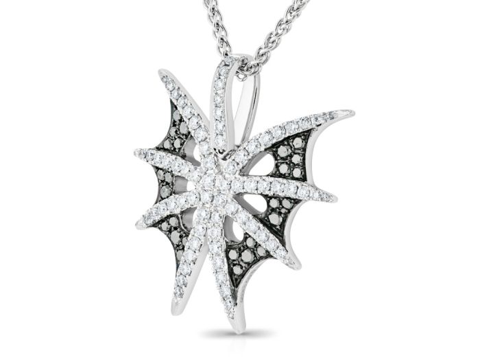 Stephen Webster Fly by The Night Mini Bat Moth Pendant Necklace