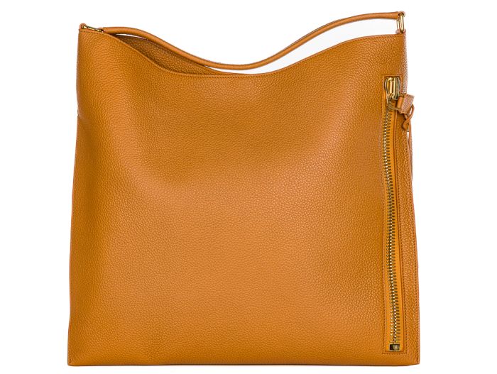 Tom Ford Tan Alix Leather Hobo Bag