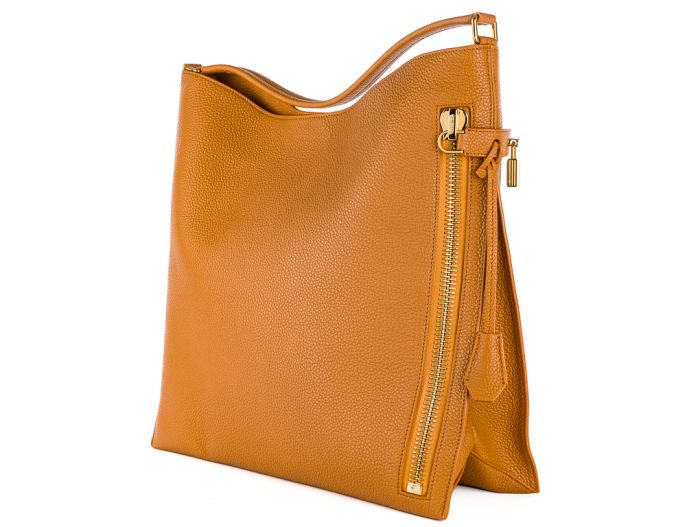 Tom Ford Tan Alix Leather Hobo Bag - Image 2