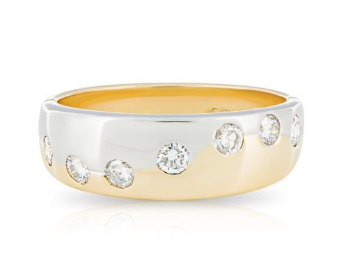 Two Tone 18ct Gold 0.49ct Diamond Ring (1)