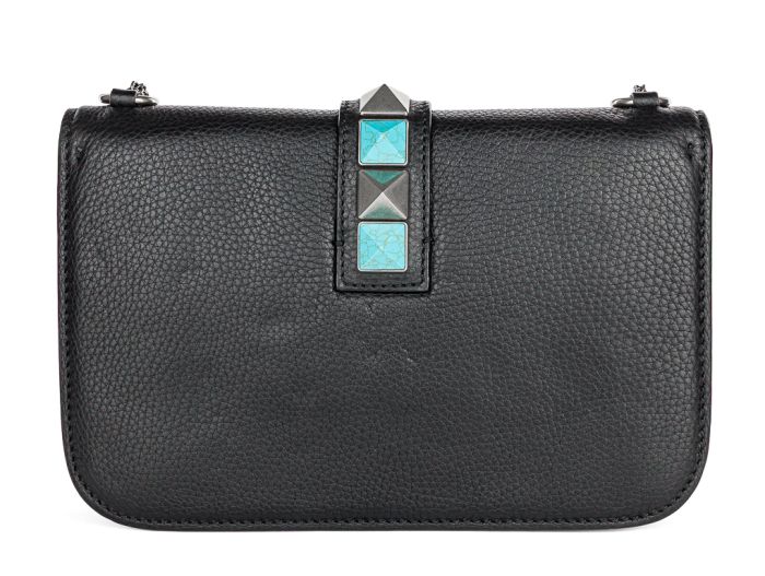 Valentino Garavani Rockstud Shoulder Black Bag - Image 3