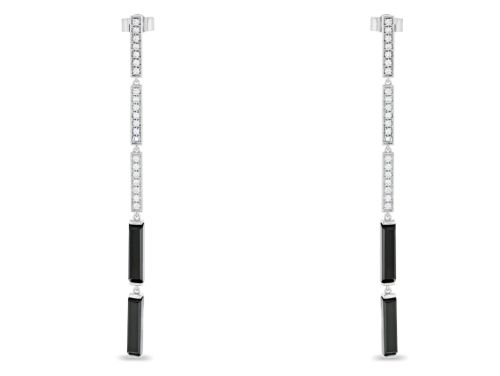 0.42ct Diamond & Onyx Earring