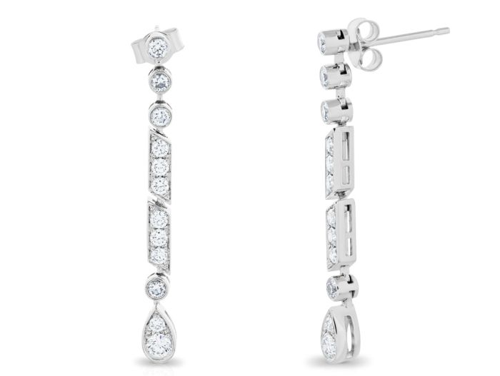 1.30ct Diamond Drop Earrings (2)