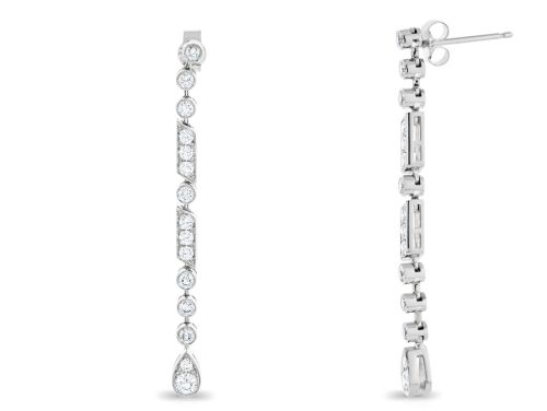 1.44ct Diamond Drop Earrings (2)