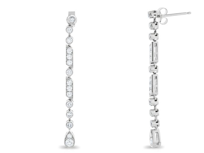 1.44ct Diamond Drop Earrings (2)
