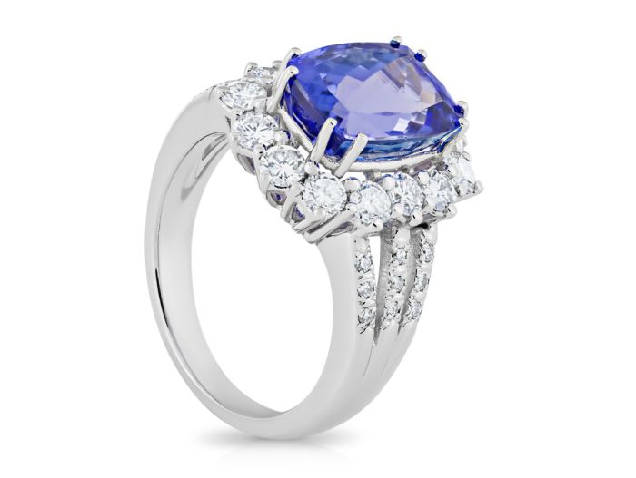 2.70ct Tanzanite & 1.12ct Diamond Ring - Image 2