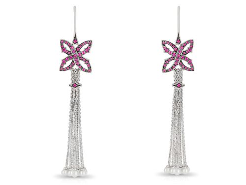 Stephen Webster Pink Sapphire Drop Earrings