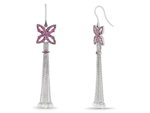 Stephen Webster Pink Sapphire Drop Earrings