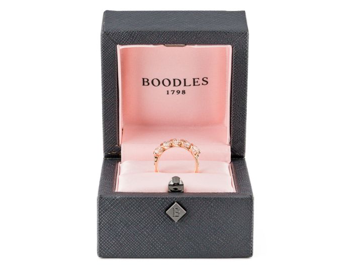 Boodles 2.50ct Diamond Five Stone Half Eternity Ring (4)