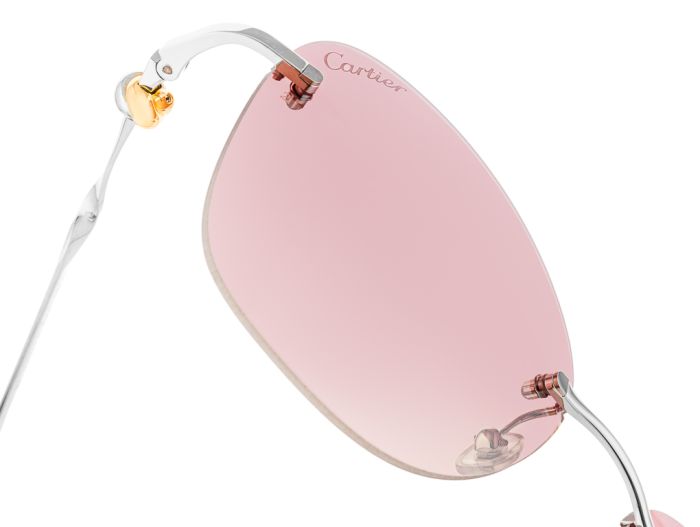 Cartier Gold Trinity Butterfly Sunglassses - Image 3