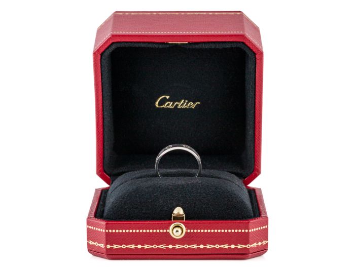 Cartier Love Ring 55 18ct White Gold - Image 4