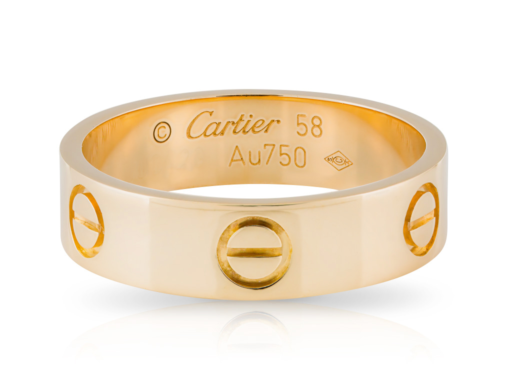 Cartier Love Ring Classic Model 58 (1)