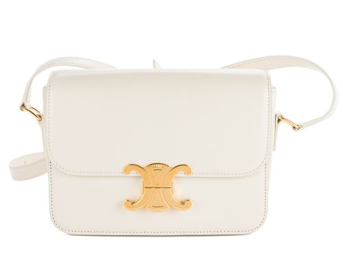 Celine Cream Teen Triomphe Bag