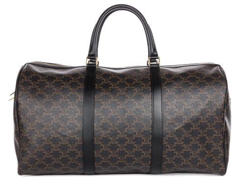 Celine Large in Triomphe Canvas Travel Bag