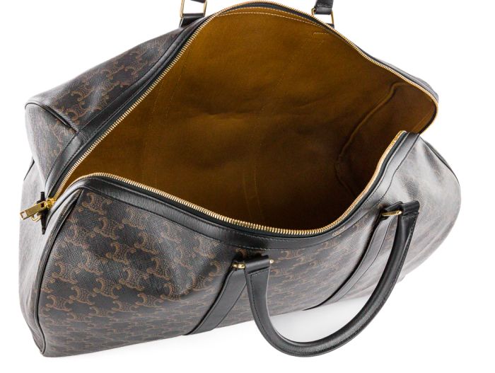 Celine Large in Triomphe Canvas Travel Bag - Image 4