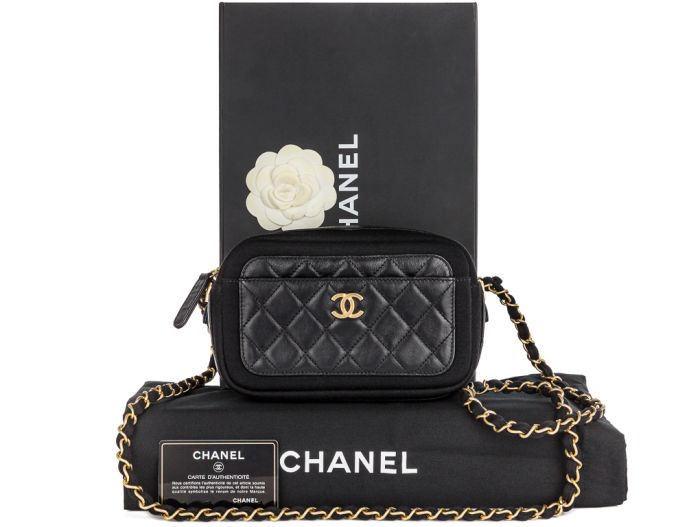 Chanel Black Camera Small Bag - Image 6