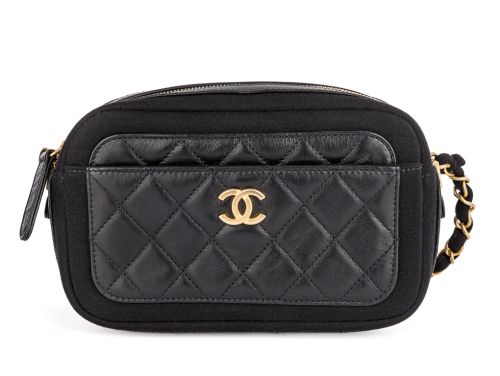 Chanel Black Camera Small Bag
