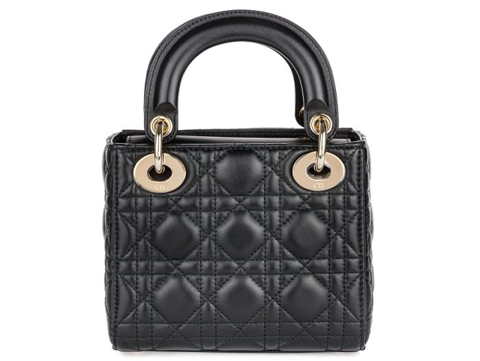 Christian Dior Mini Lady Dior Back Leather Bag - Image 3