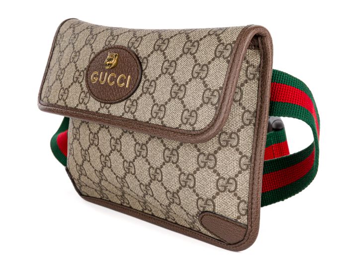 Gucci Brown Ophidia GG Supreme Canvas Belt Bag - Image 2